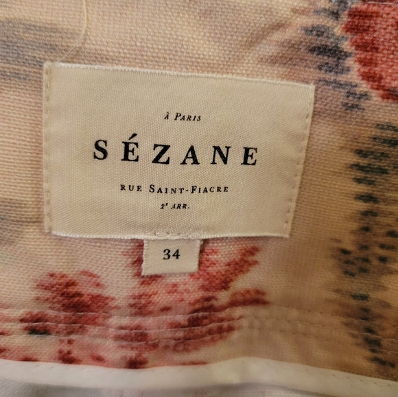 Sezane Tonio Trousers Fleur and Matching Top - Picture 9 of 9